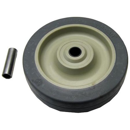 Allpoints Wheel (5", 3/8"Id, W/Bush, Gray) 1201082
